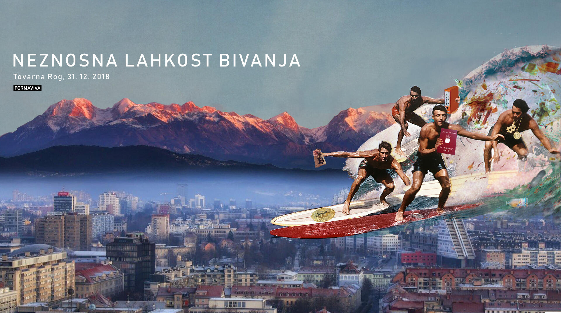 Flyer design for a music event