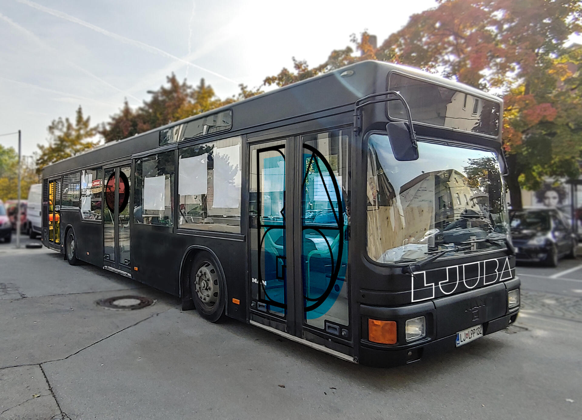 Mobile youth center appearance of the exterior