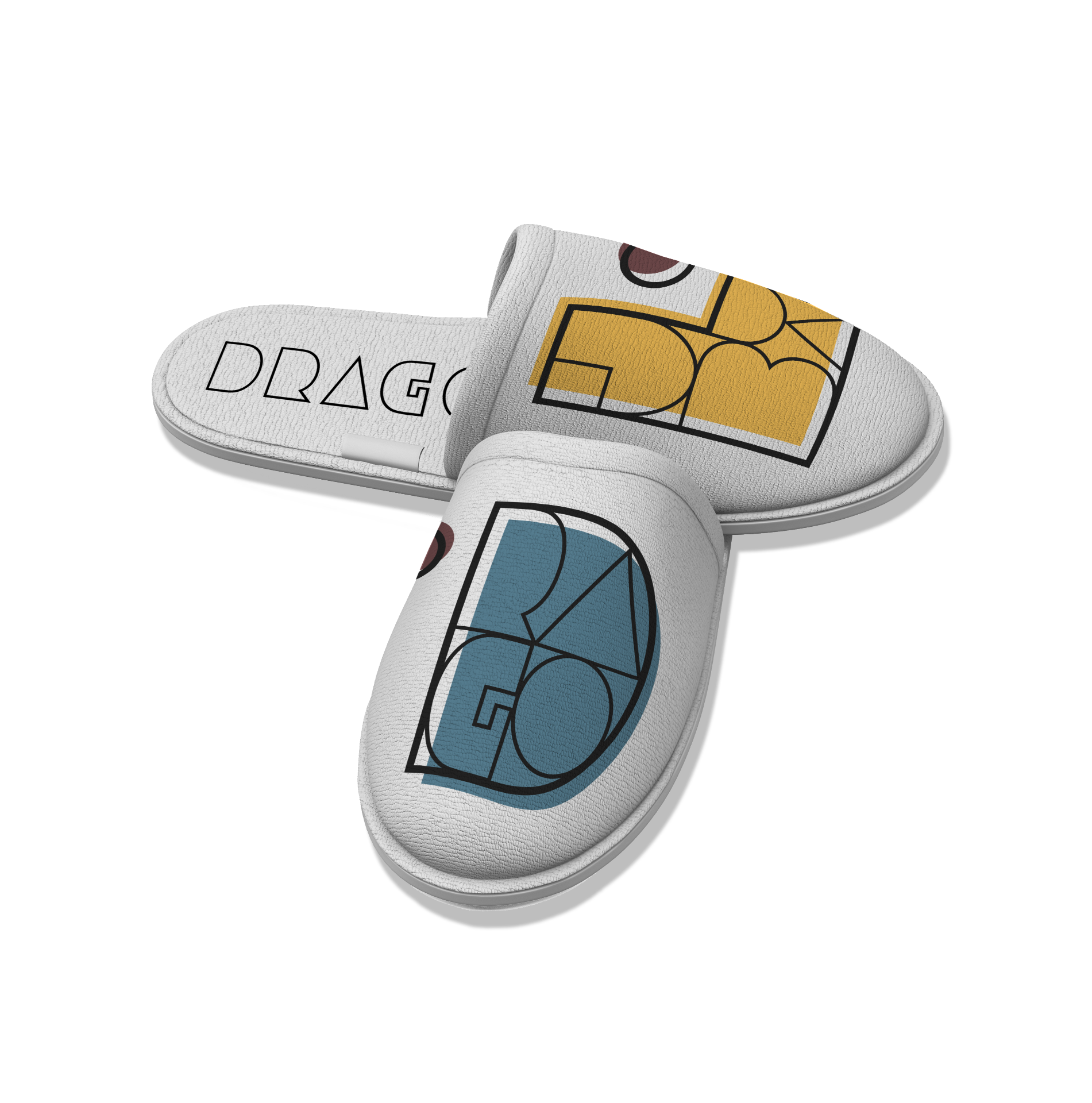 Mock up of the logo implementation