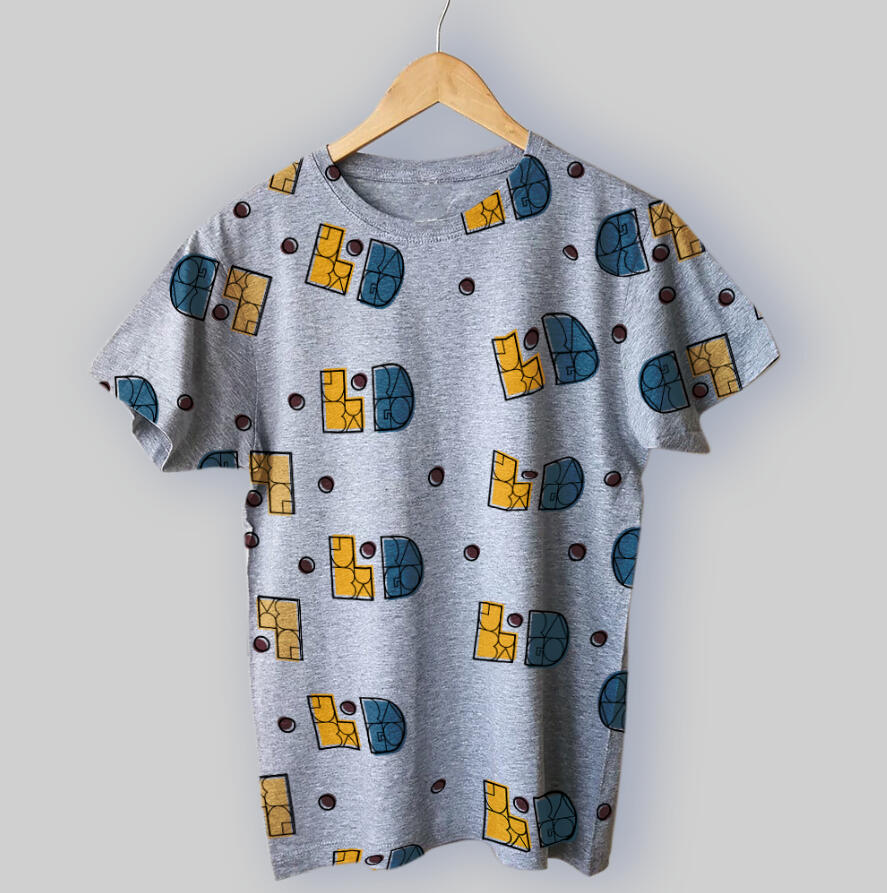 Mock up of the logo implementation